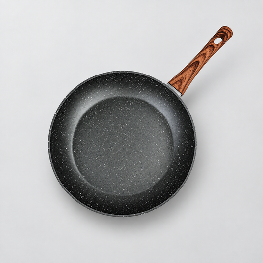 Clevinger 28cm PFOA Free Non-Stick Frypan with Wooden Look Handle — 2