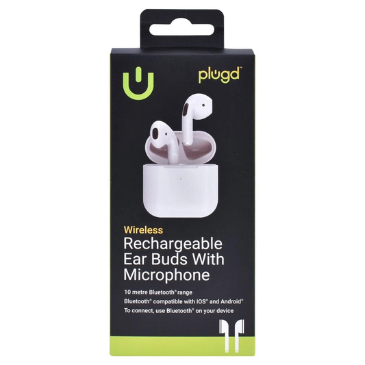 Wireless Bluetooth Earbuds with Mic 10m Range