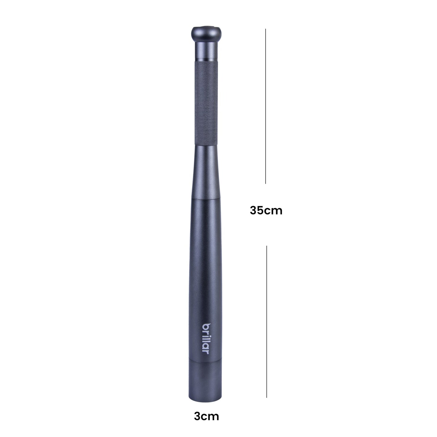 Brillar Aluminium Torch - Gunmetal