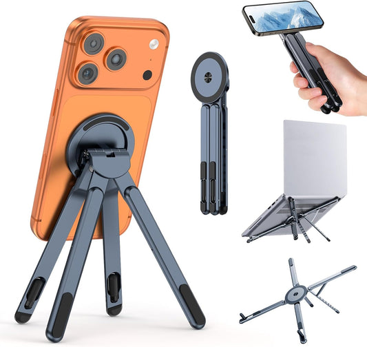 Mershine Magnetic Foldable Phone Stand for Everyday Use,Strong magnetic hold. Ultra-portable. Built for daily convenience