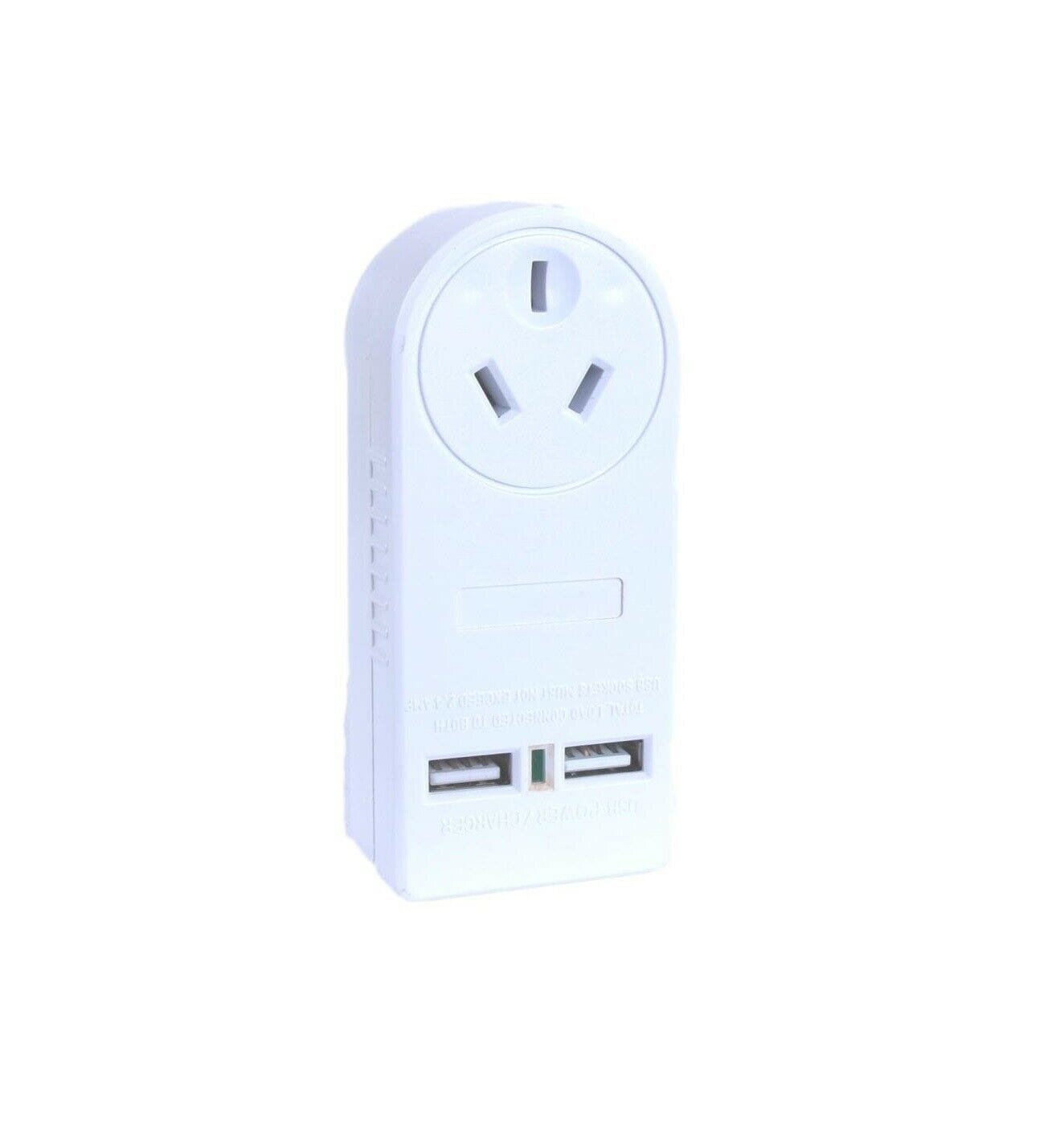 Living Today Extension Cords 2400W High Powered Dual USB Charger Adaptor With Surge Protection