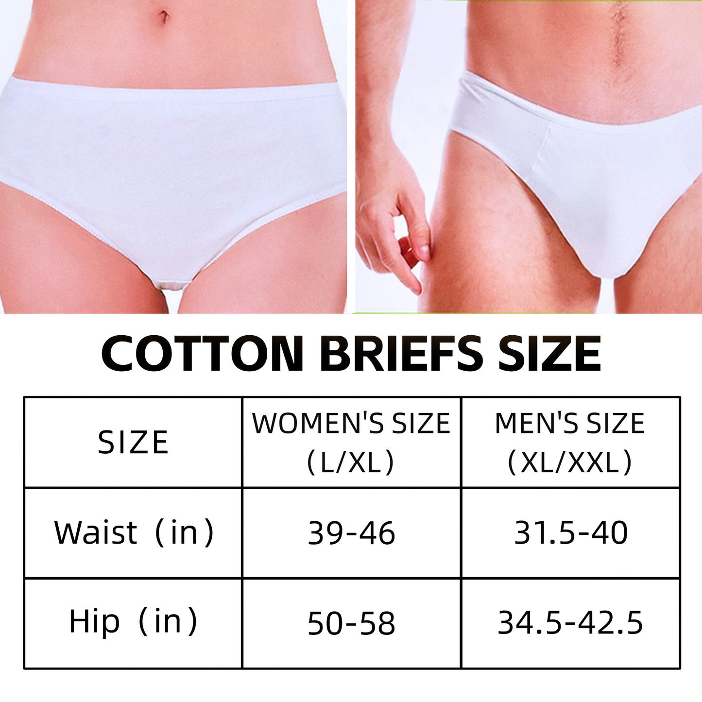 5 Pcs Women's Disposable Underware -L/XL