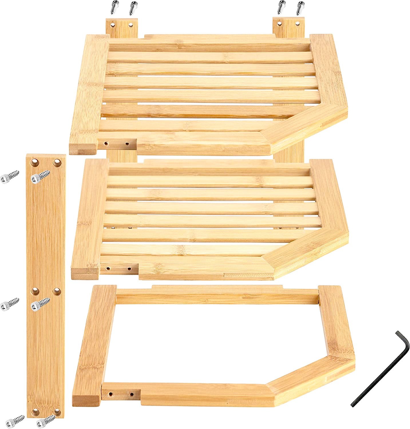 3 Tiers Bamboo Kitchen Rack Storage