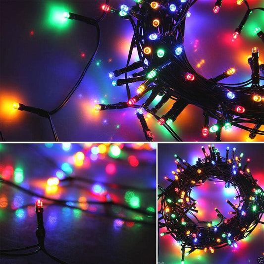 600 Low Voltage LED Bluetooth Control Fairy Lights Christmas Decoration Multicolor
