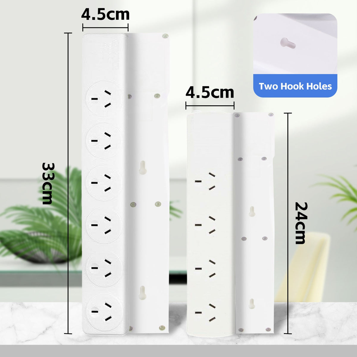 4 Outlet Powerboard With Surge Protection 1M Lead Cable