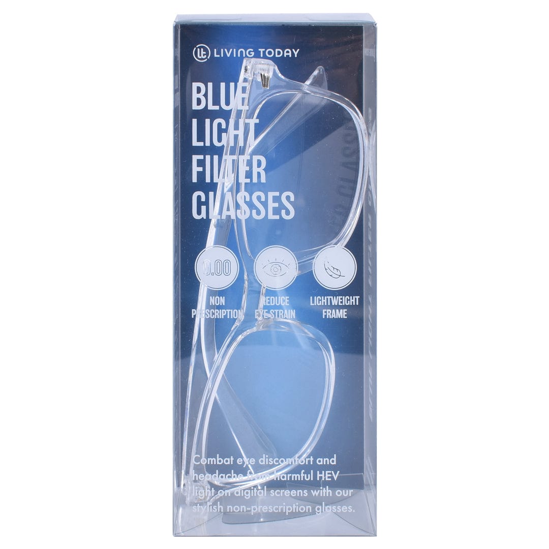Livingtoday Blue Light Filter Glasses Clear