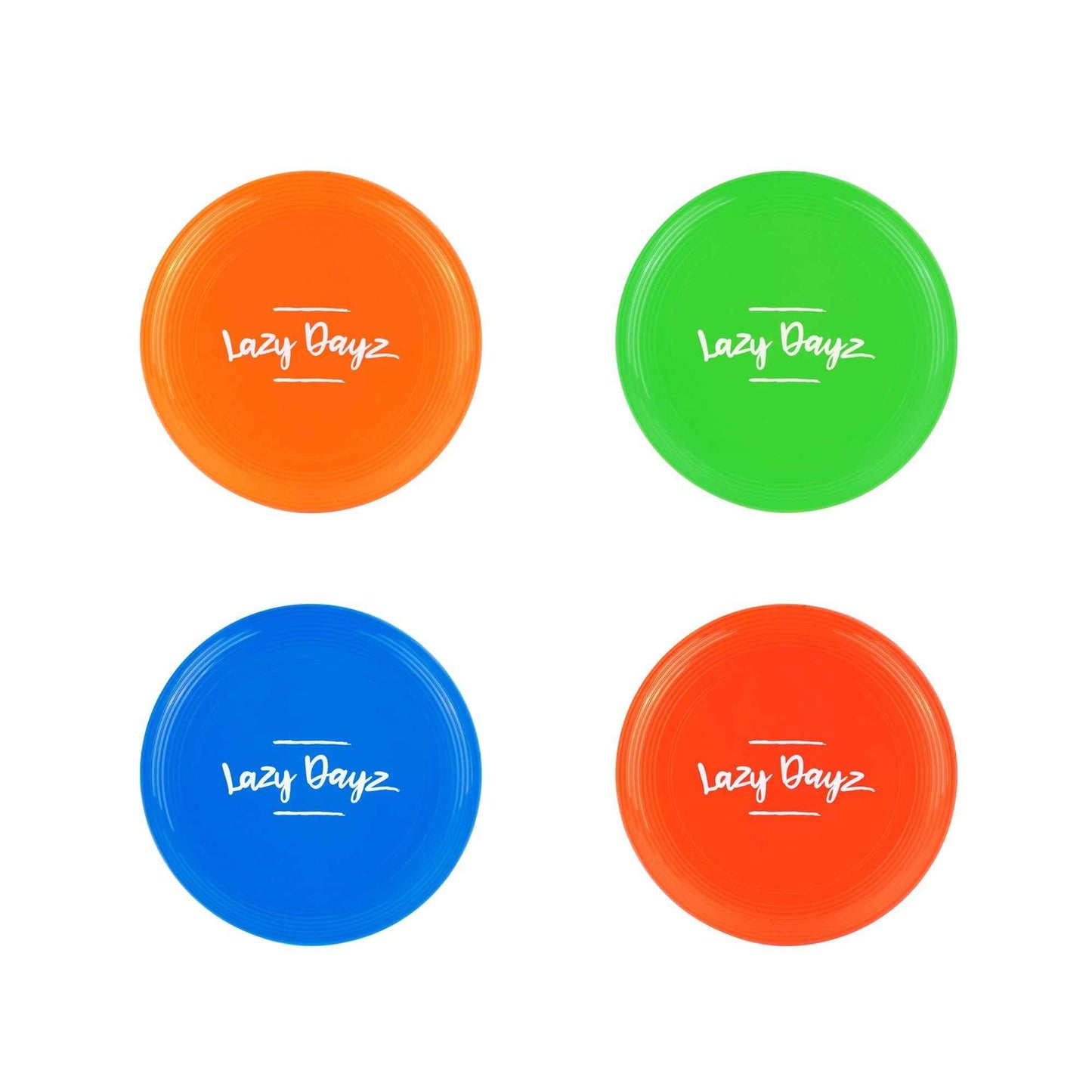 28cm Lazy Dayz Jumbo Neon Beach Frisbee - Orange