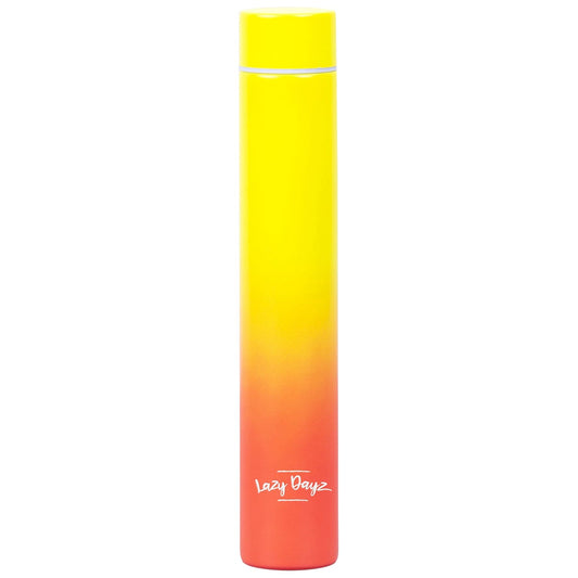 Lazy Dayz Hydration Lazy Dayz Slimline Drink Bottle 300ml - Yellow Peach Ombre