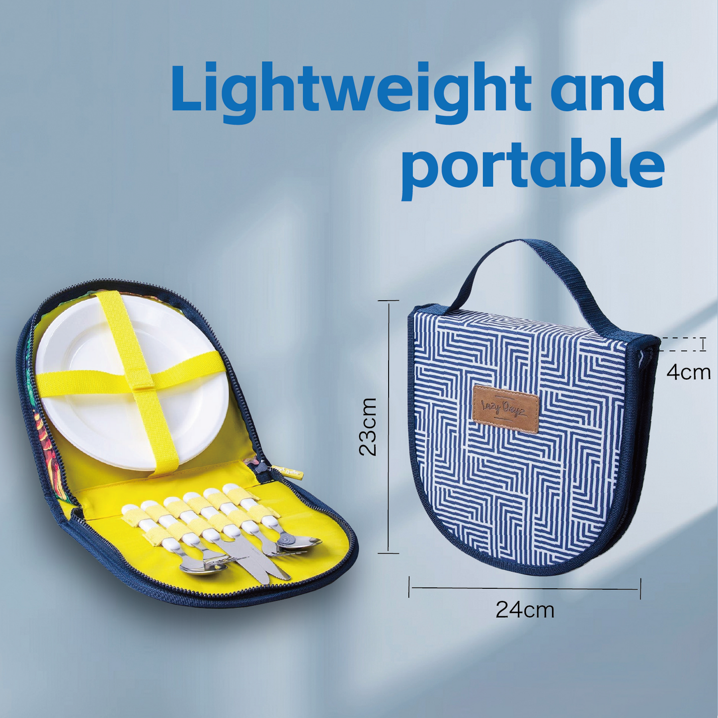 Lazy Dayz Picnic Cutlery Wallet Set - Makena