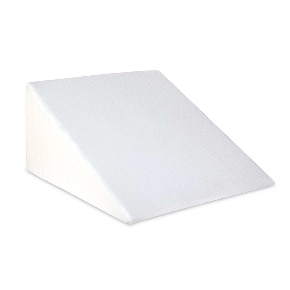 Giselle Bedding White Wedge Pillow Premium Foam Bed Rest Support Cushion for Sleeping Reading Relief