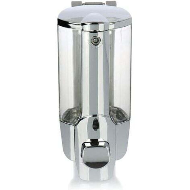 2X Wall Mount Soap Dispenser - Wall Mounted Soap Dispenser, Refillable - Soap Dispenser For Shower Gel And Shampoo