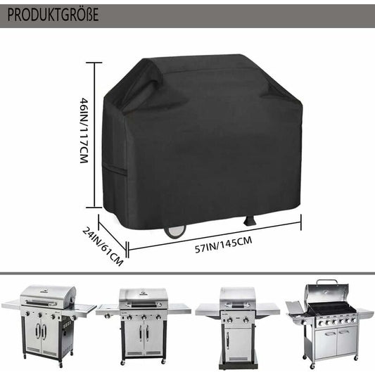 Weatherproof Bbq Cover - Oxford Fabric Waterproof Dustproof Uv Resistant Bbq Cover With Snap Fastener And Storage Bag