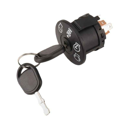 4-position ignition lock with key for riding lawn mower tractor 193350 532193350