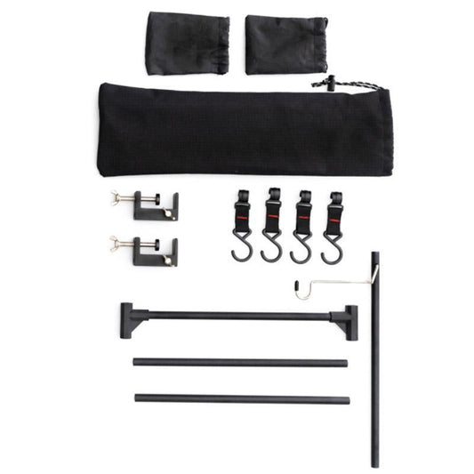 Outdoor Camping Hanging Rack Desktop Shelf Table Side Storage Camping Organizer