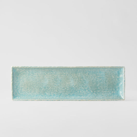 Platter 50cm Crazed Blue Glaze