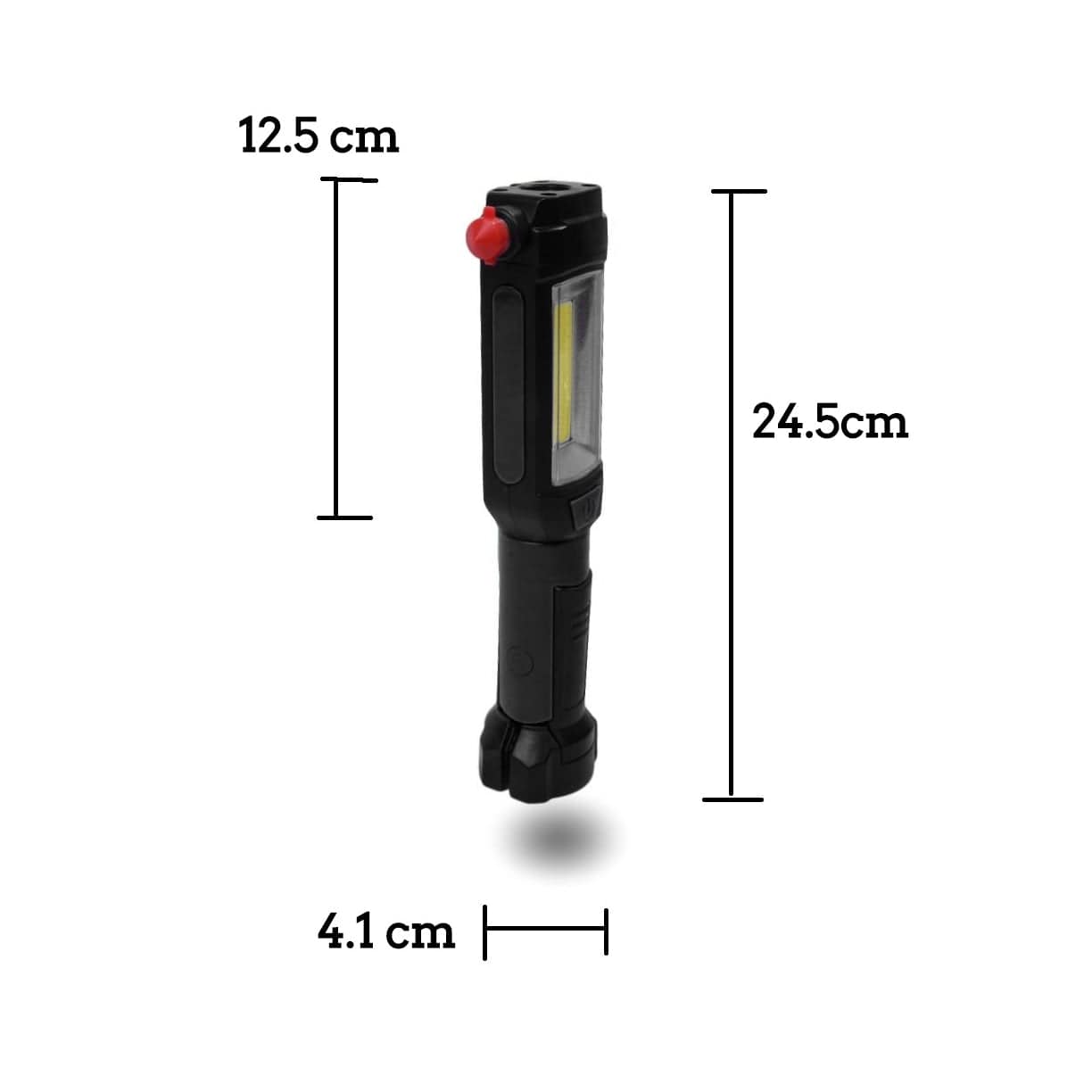 Brillar Emergency Torch, Seatbelt Cutter, Window Breaker - Black
