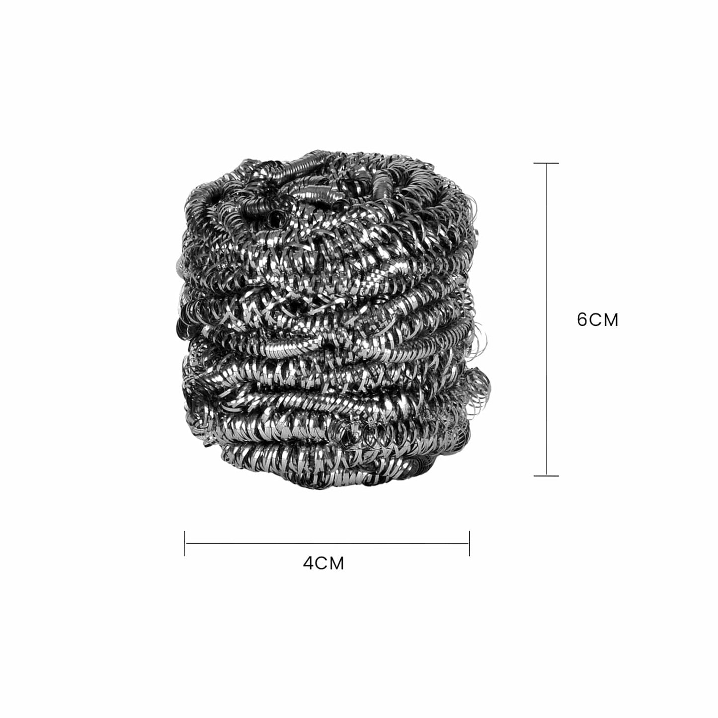 12 Pcs Heavy‑Duty Stainless Steel Scourers – Durable Cleaning Pads for Pots, BBQ, Grill