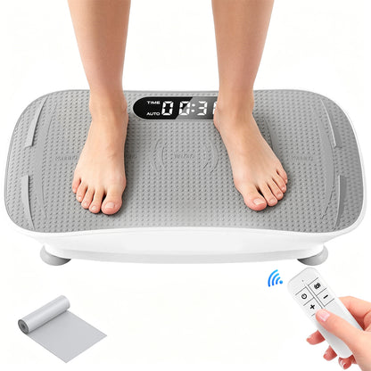 Vibration Plate Exercise Machine with LED Touch Screen & Bluetooth Speaker, Whole Body Vibration Fitness Platform with Multiple Modes