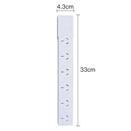 6 Outlet Power Board With Overload Protection 1M Lead Cable