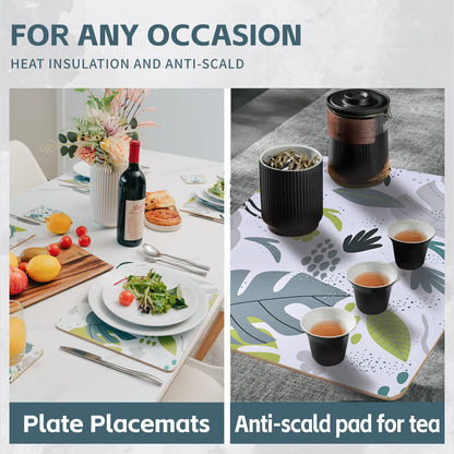 4 Pcs Clevinger MD Placemats Monstera