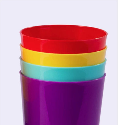 5 Pcs 3.8L Leakproof Beverage Dispenser with 4 Cups - Rainbow