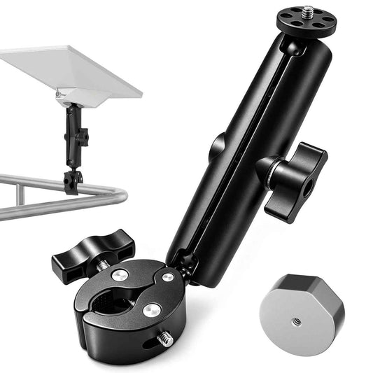 Pole Clamp for Starlink Mini, Adjustable Mount & Adapter Aluminum Alloy Pipe Adapter for 2024/2025/2026 Starlink Mini, RV/Yacht/Van/Camper/Boat