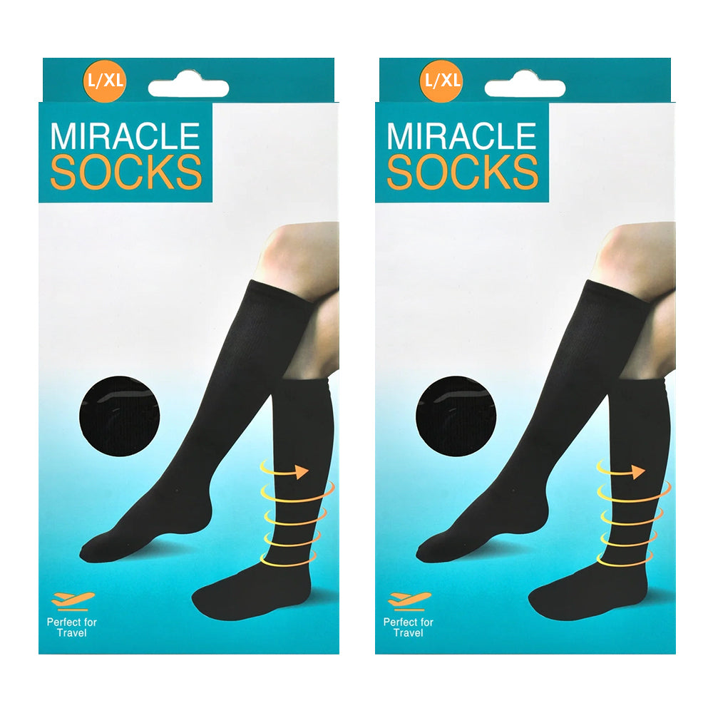 2 pairs of Compression Socks-Large/XL