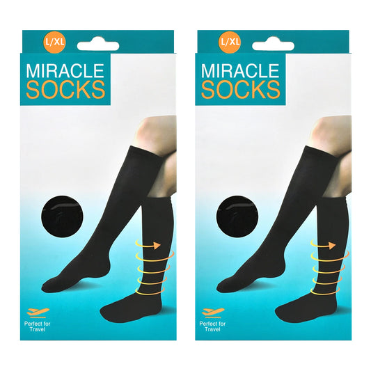 2 pairs of Compression Socks-Large/XL