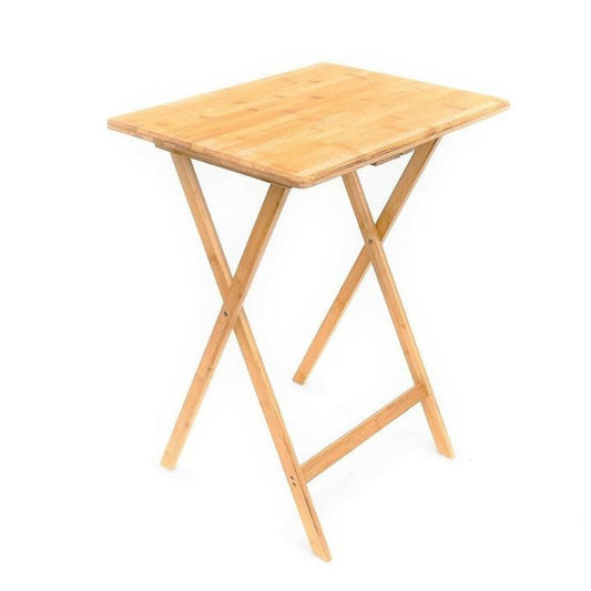 Bamboo Folding Laptop Tray & Snack Table(48x38x62cm)