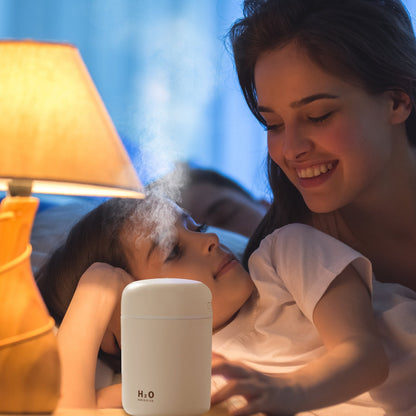 Livingtoday Mini LED Ultrasonic Humidifier 300ml
