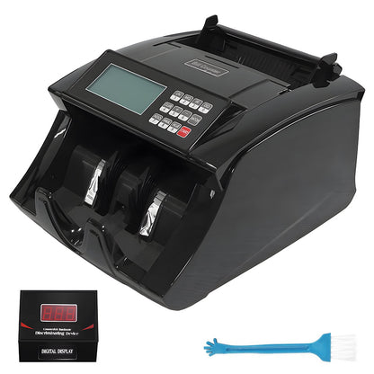 Automatic Money Counter Machine for AUD, High Speed Bill Counter with UV/MG/IR Detection, Auto Summation, Digital Display Banknote Counting Machine