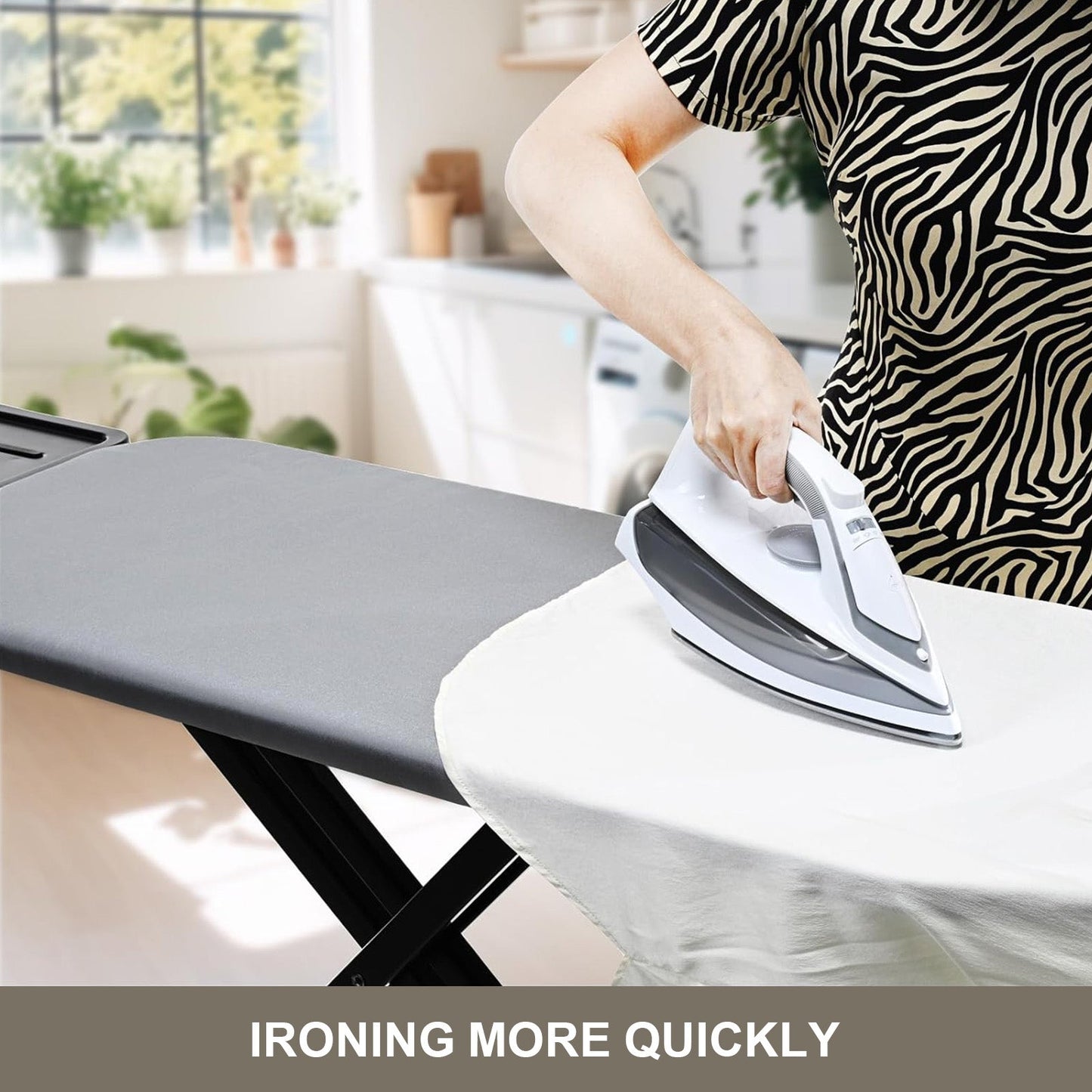 Ironing Board Cover Heat Resistant - Wattle Print