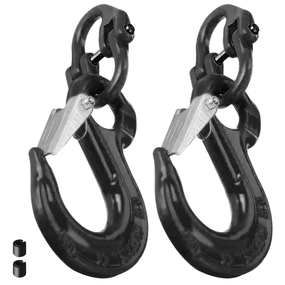 2T Sling Hook & Hammerlock Kit-Black,2 Sets