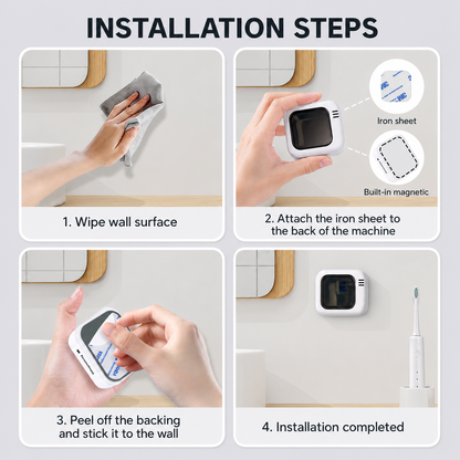 UV-C Toothbrush Steriliser 5.5x4.5x2.5cm Rechargeable — 14