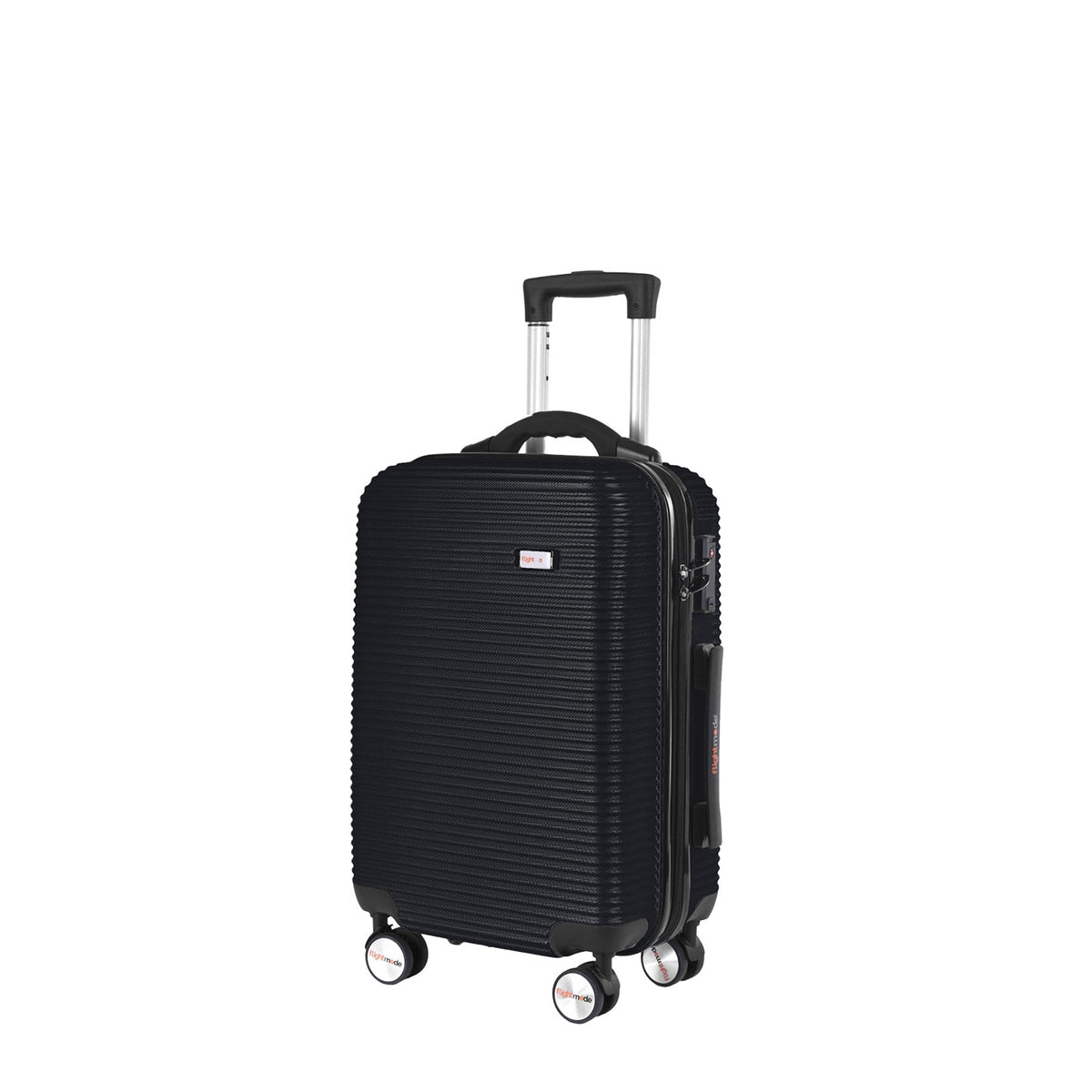 20" Digital Weighing Scale and USB Charging Port Lightweight Carry-on Luggage Suitcase Black