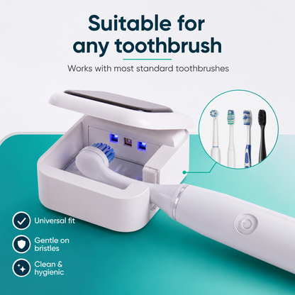 UV-C Toothbrush Steriliser 5.5x4.5x2.5cm Rechargeable — 19