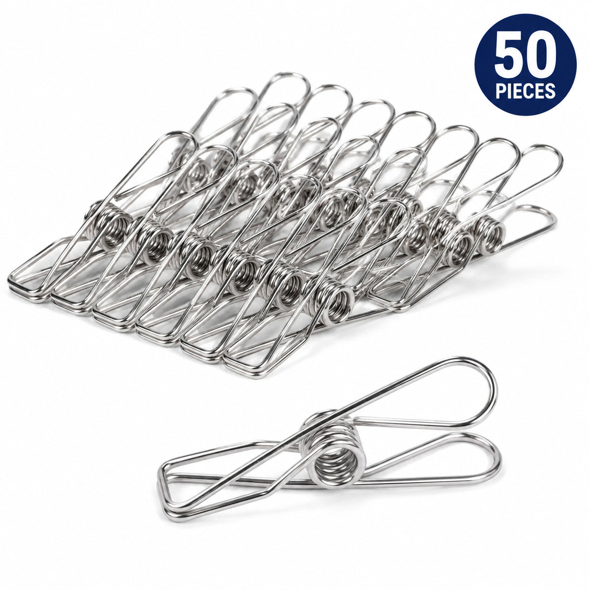 50Pcs Rust Resistant Stainless Steel Pegs
