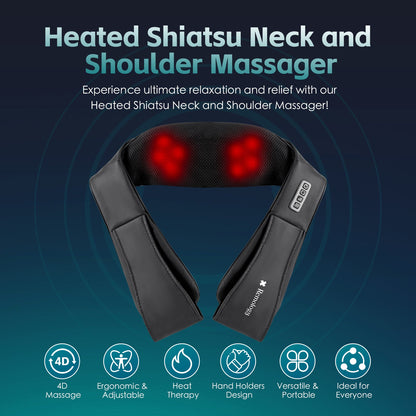 Heated Shiatsu Neck Massager