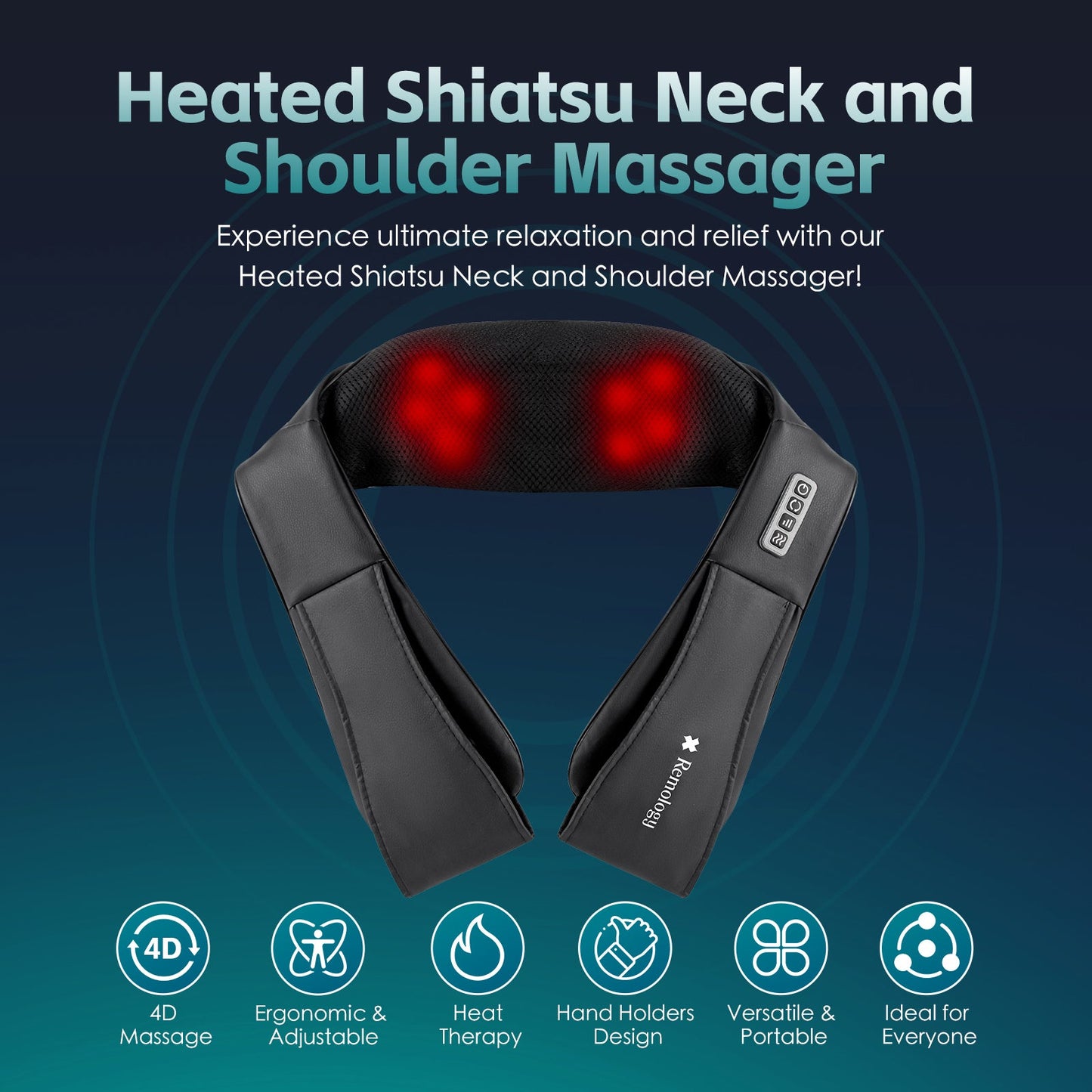Heated Shiatsu Neck Massager