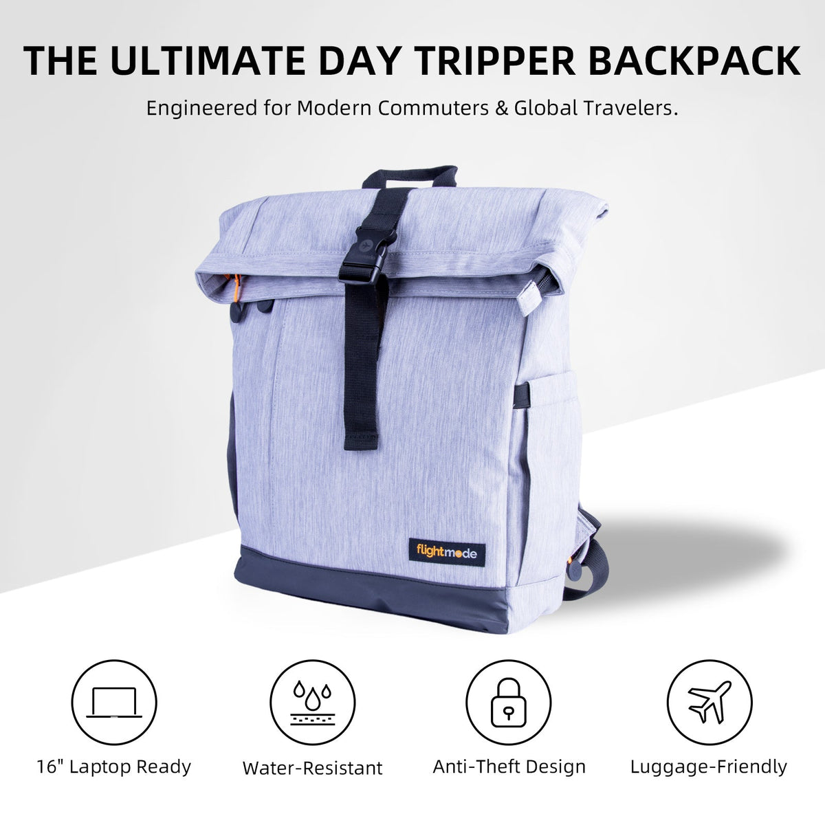Flightmode Day Tripper Backpack - GREY