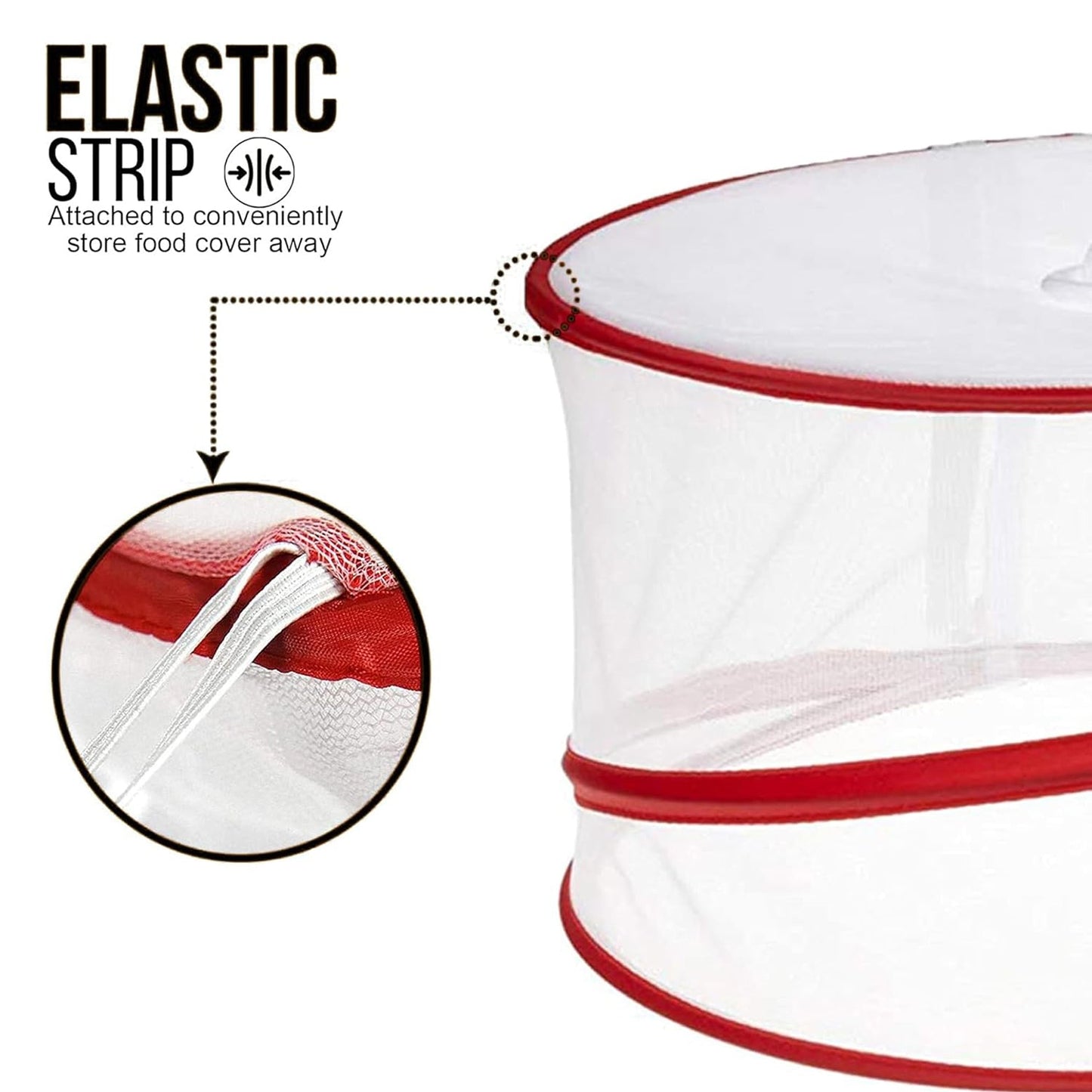 3 Pcs Pop Up Food Covers, Mesh Fly Protection, Picnic Cover