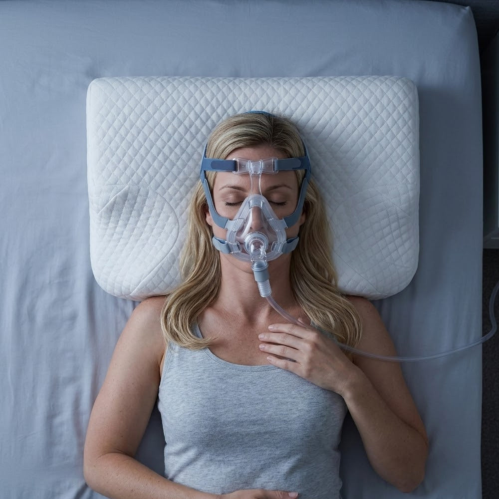 CPAP Contour Sleep Therapy Memory Foam Pillow