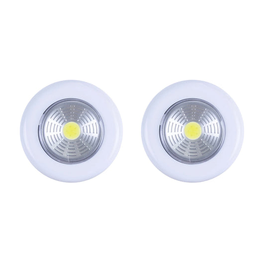 2 Pcs Brillar Wireless Peel n Stick Lights with COB LED Technology