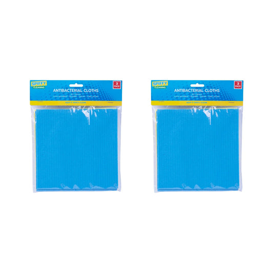 6 Pcs Spiffy 15cm Antibacterial Cellulose Cloths