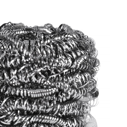 18 Pcs Heavy‑Duty Stainless Steel Scourers – Durable Cleaning Pads for Pots, BBQ, Grill