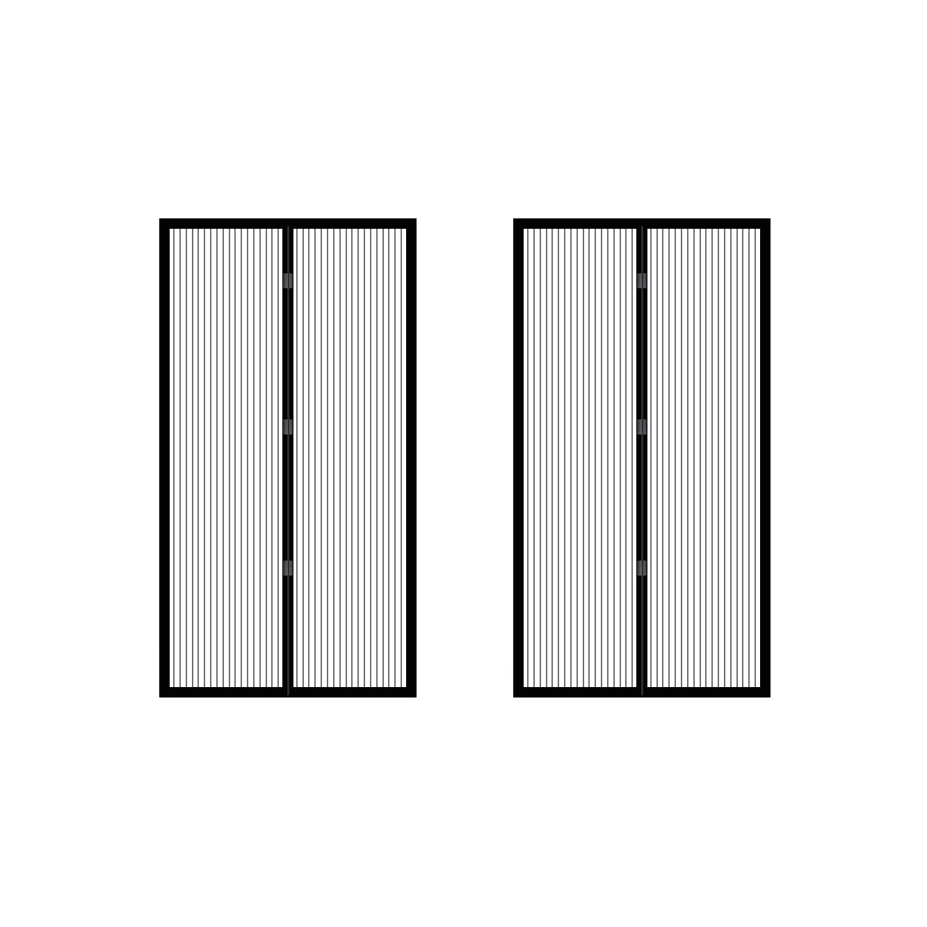 2 Pcs Instant Magnetic Fly Screen Curtain – Hands‑Free Insect Protection (210 × 100 cm)
