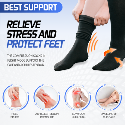 2 pairs of Miracle Compression Socks - Large/XL