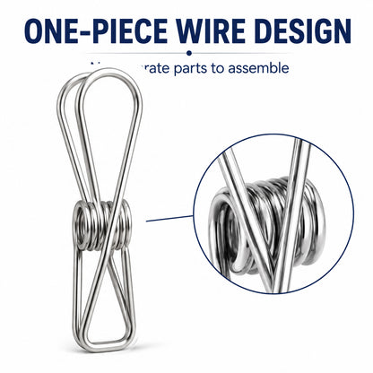 50Pcs Rust Resistant Stainless Steel Pegs