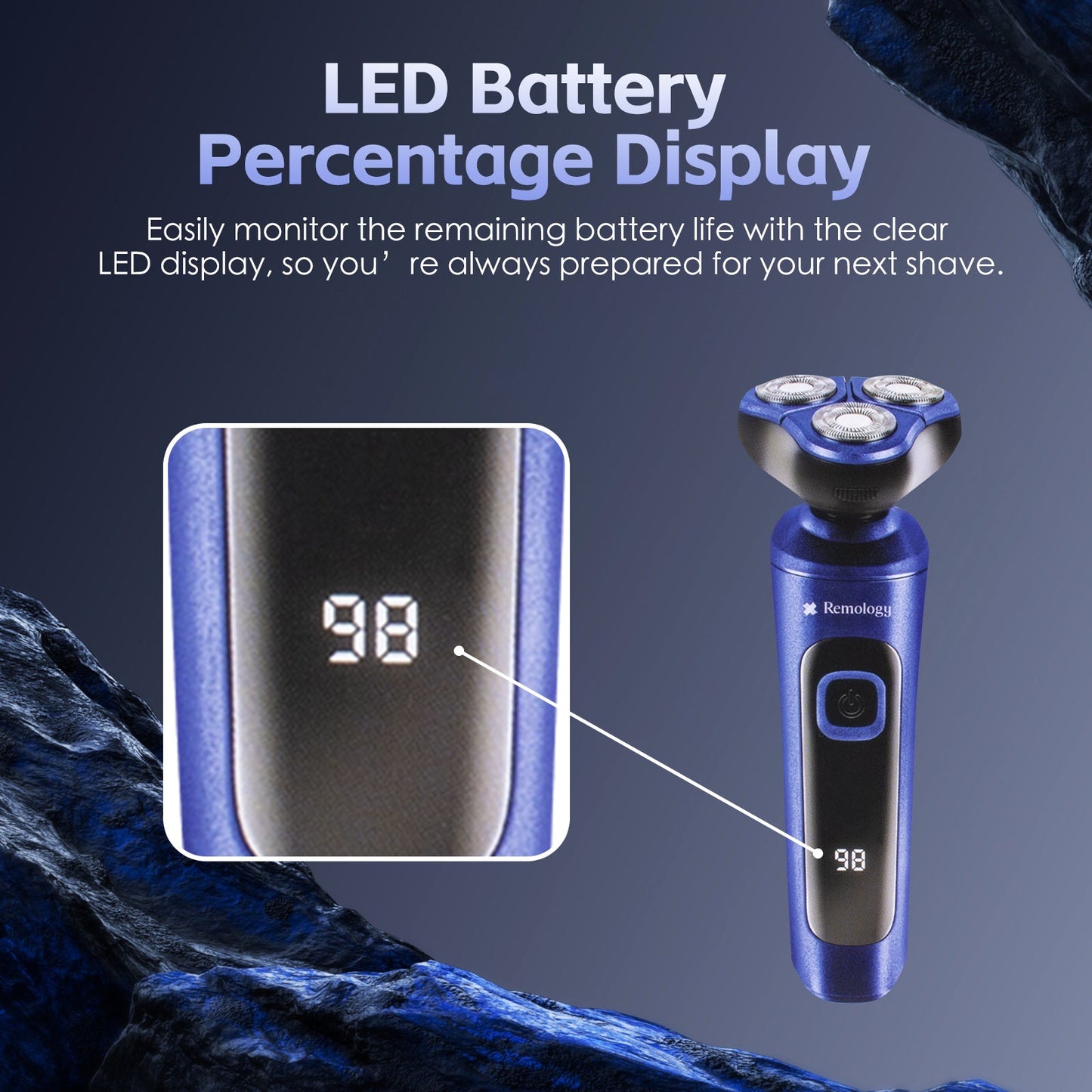 Remology Clean Shave Rechargeable Cordless Shaver