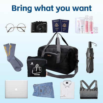 35L Foldable Lightweight Duffel Travel Bag
